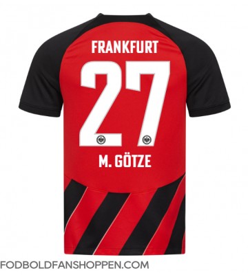 Eintracht Frankfurt Mario Gotze #27 Hjemmebanetrøje 2023-24 Kortærmet